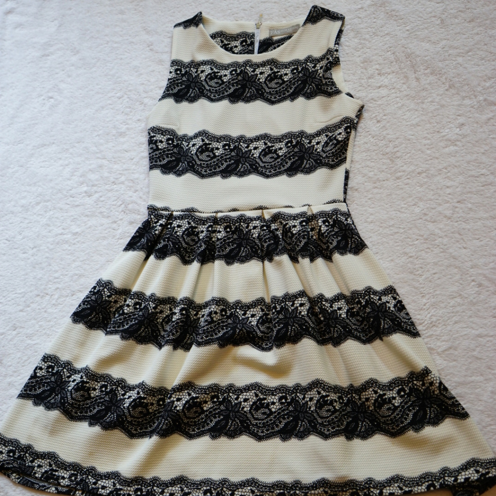 Black and White Dress